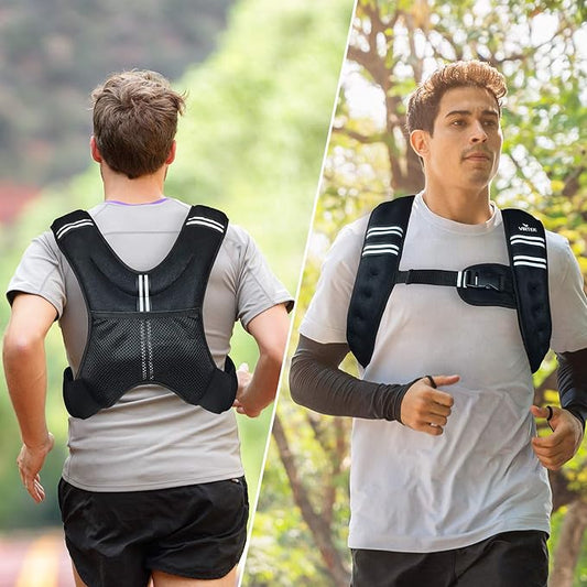 Weighted Vest Weight Vest for Men Women Kids 5/10/16 Lbs Weights, Body Weight Vests Adjustable for Running, Gym Workout, Jogging, Body Fitness